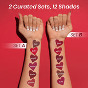 INSIGHT Matte Stay-On Lip Cream - Set A | Lightweight, Long-Lasting, Quick-Dry Formula with Soft Velvety Finish - 21g (Pack of 2)
