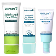 WishCare Sunscreen 50 g + Gel 100 ml + Face Wash 50 ml