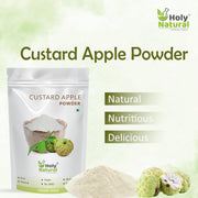 Holy Natural Custard Apple Powder (Sitaphal Powder) | Natural & Premium Quality | Rich in Fiber & Nutrients | Smoothies, Desserts & Shakes | 400 GM