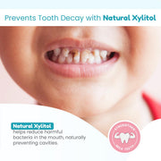 Mother Sparsh Natural Toothpaste for Kids Strawberry+Blueberry (Pack of 2, 50g each) , Strengthens Gums, Whitens Teeth | Baby Toothpaste Free from Preservatives & Fluoride