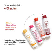 WishCare Tinted Lip Balm with SPF 50 PA+++ | Brightening Lip Balm for Pigmented Dark Lips | In-Vivo Tested | Kojic Acid & Niacinamide | SPF50 Lipbalm for Women | 5g | Blush Red