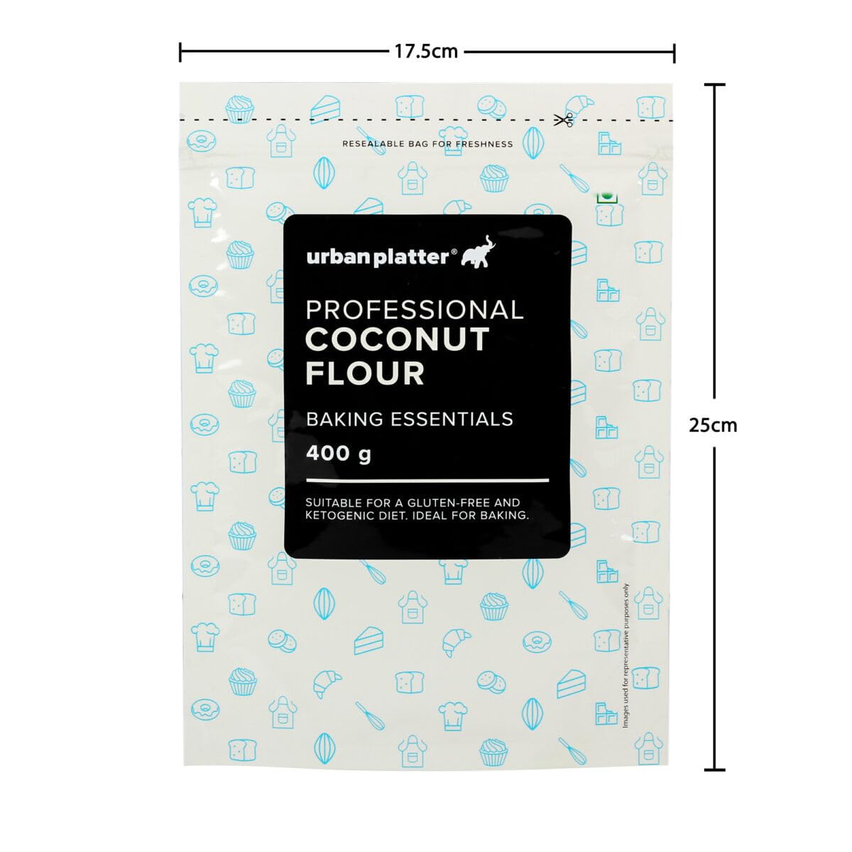 Urban Platter Coconut Flour, 400 g