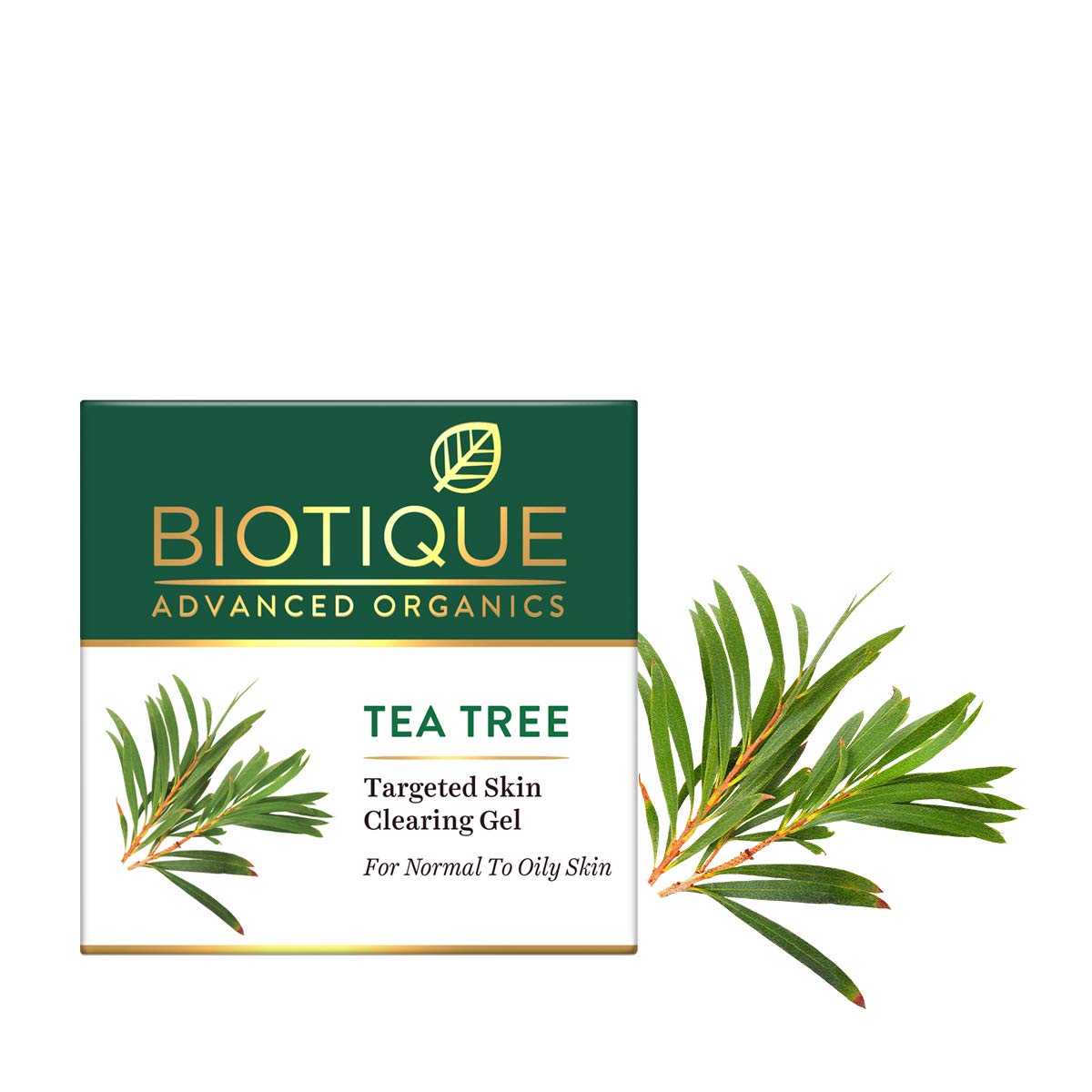 Biotique Tea Tree Targeted Skin Clearing Gel for Normal to Oily Skin, 15g