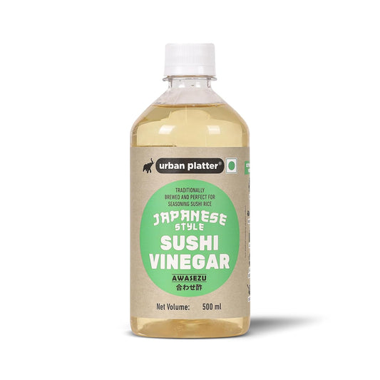 Urban Platter Japanese Rice Vinegar (Awasezu), 500ml [All Natural Vinegar Traditionally Made and Seasoned] - Perfect for Seasoning Sushi Rice