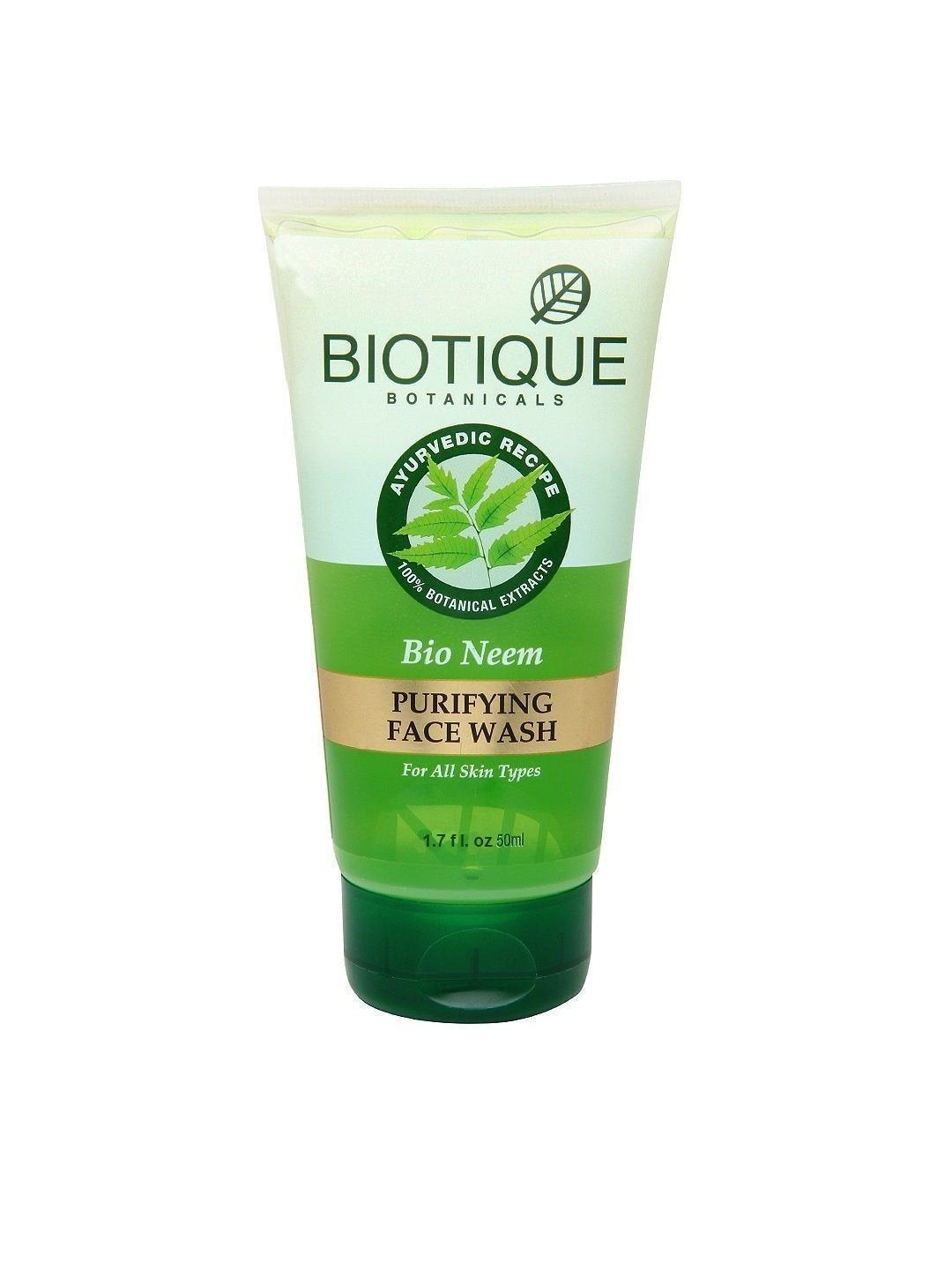 Biotique Bio Neem Purifying Face Wash All Skin Types for acne and pimples 150ml