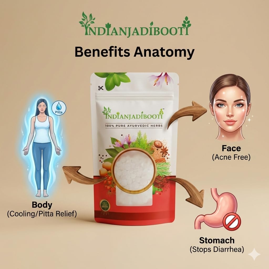 IndianJadiBooti Gond Mochras | Pure Semal Gond (Red Silk Cotton Gum) | Supports Women's Health (Leucorrhea) & Skin Care | Natural & Clean | 250g