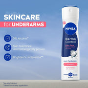 NIVEA Derma Control Eventone, 0% Alcohol, Pure Hyaluron & VitC Underarm Deo SprayWomen 150ml
