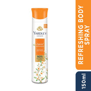 Yardley London Sandalwood Deodorant For Women 150-Ml (Pack Of 3), Spray