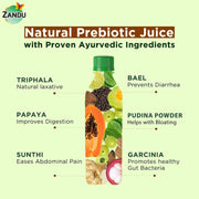 Zandu Digestive Care Juice, 1000 ml, Enriched with Papaya, Triphala & Bael to improve Gut Health, Relieves Gas, Boosts Appetite, Scientifically Tested
