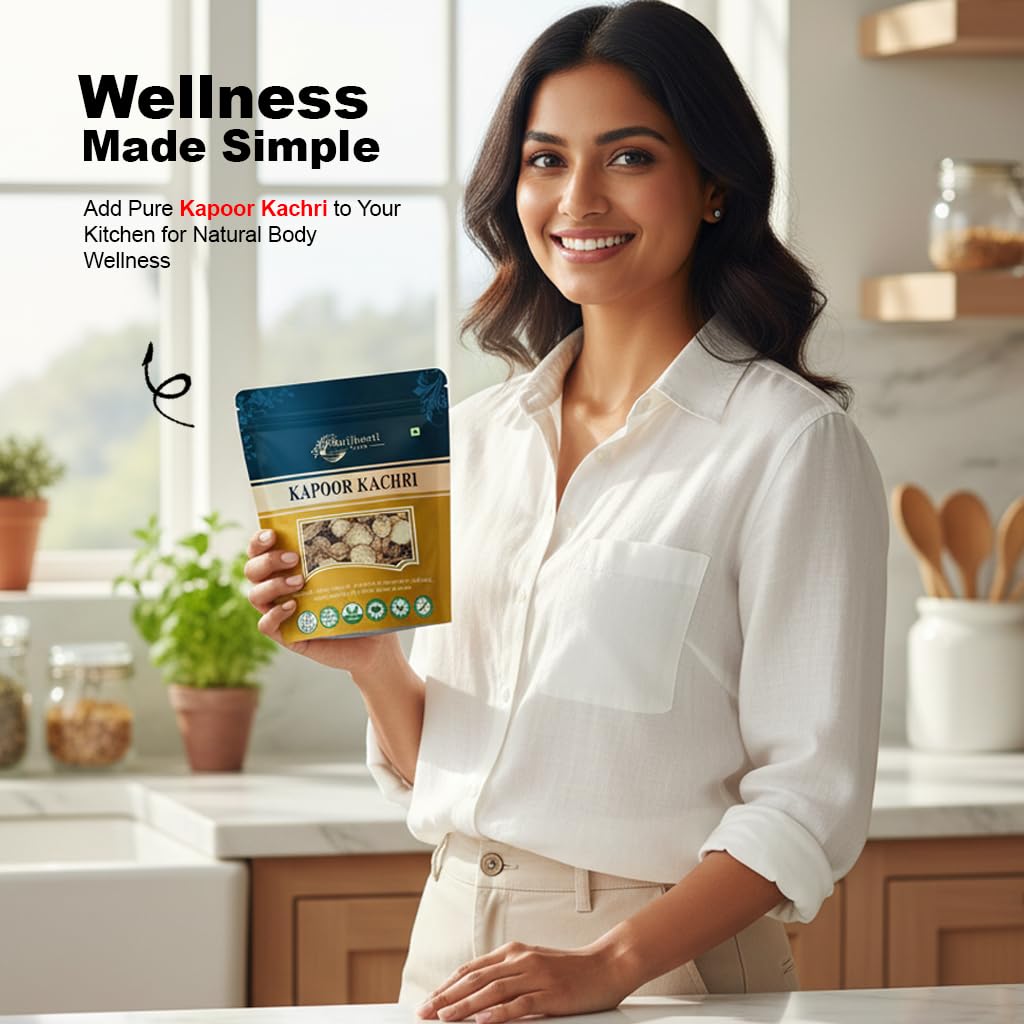 Brijbooti Kapoor Kachri 200g – Kapur Kachri | Kachli | Kachuralu | Spiked Ginger Lily | Hedychium Spicatum | Ekangi | Natural Raw Herb