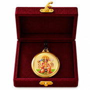 DIVINITI 24K Gold Plated Double-Sided Religious Pendant with Premium Gift Box, Spiritual Locket for Men & Women, Devotional Jewellery for Gifting & Everyday Wear | Panchmukhi Hanuman & Yantra - CLR Pendant
