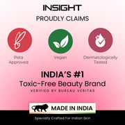 INSIGHT Velvet Matte Lipstick (Passion Petal) | Long Lasting, Smudge-Proof & Non-Drying | Enriched with Cocoa Butter, Argan Oil & Vitamin E | Smooth Application, Bold Pigment - 3.8g