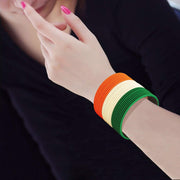 NMII Plain Tri Colour Color Metal BangIes Set For Women/Girls/Kids | Independence Day | Republic Day | Tiranga Colours Bangle set | Bangles | Chudi Set