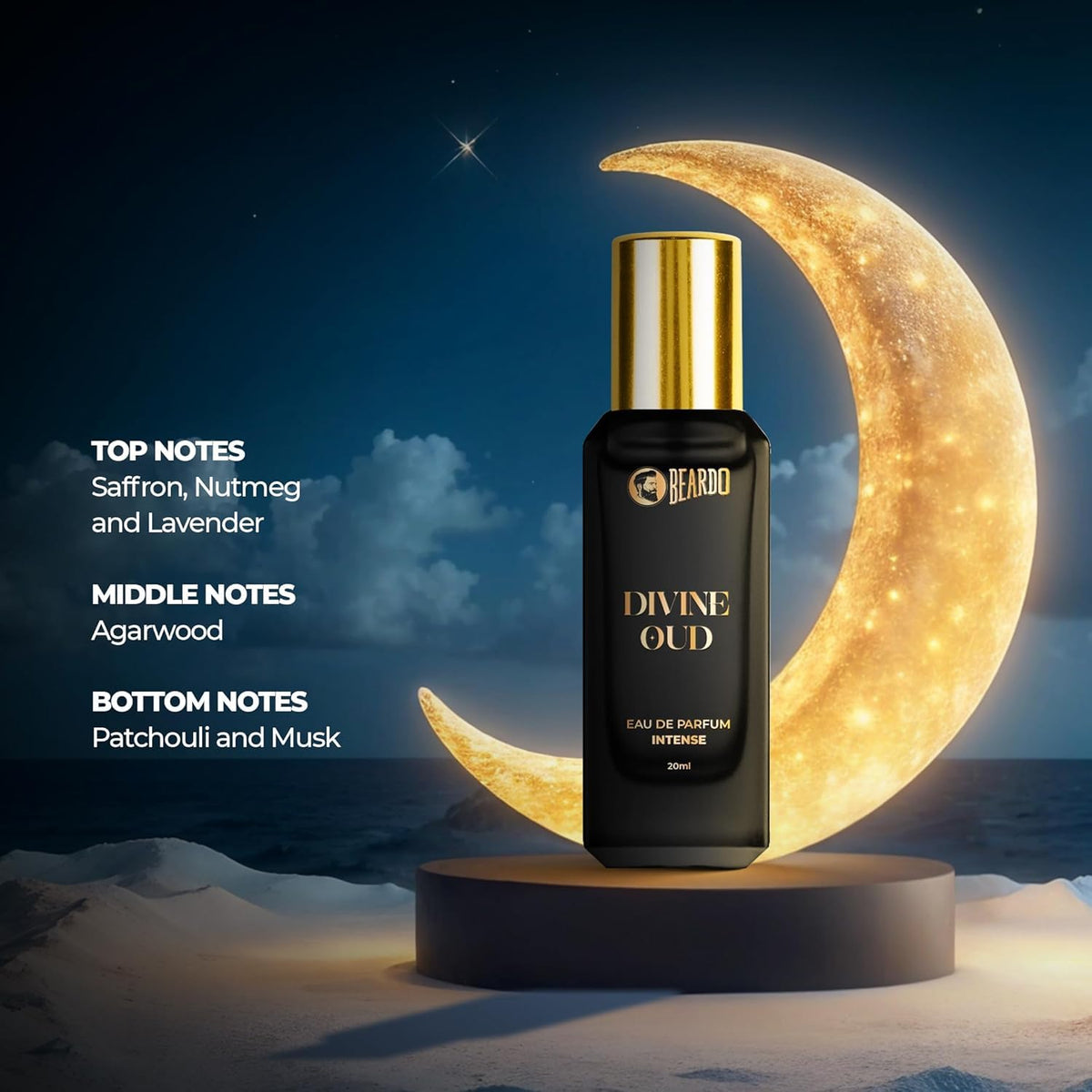 Beardo Oud Perfumes Giftset for Men - Three Worlds of Oud 3x20ml | Devil's, Mortal & Divine | Long lasting Perfume for Men | Luxury Perfume giftset for Men | Anniversay Gift | Gift for boyfriend, Hudsband, Friend | Rakhi Gift for Brother | Gift for Brother