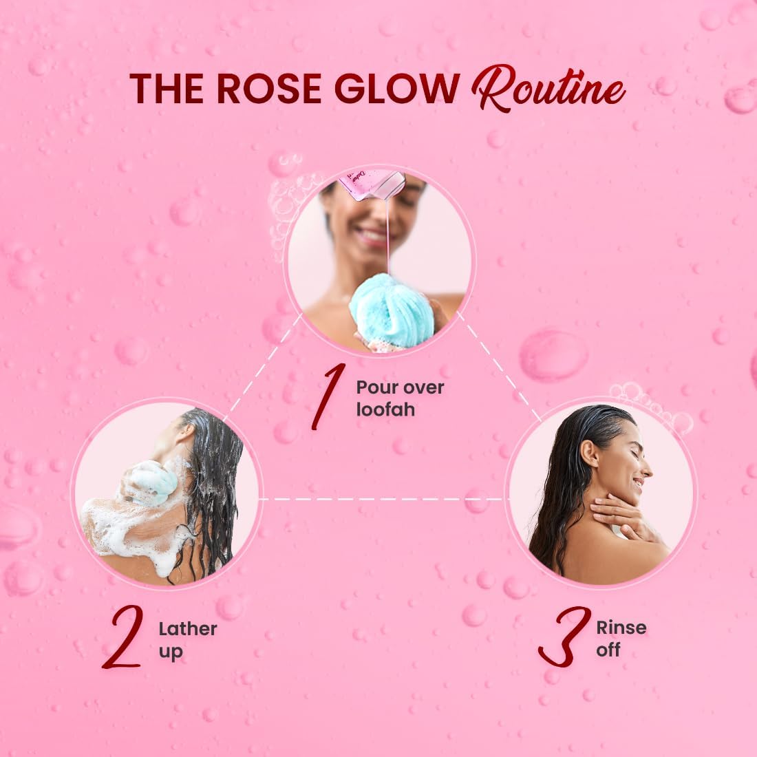 Dabur Gulabari Shower Gel - 500 ml | 99% Pure Glycerine | Gentle Bodywash | Himalayan Rose Extract to nourish and revitalise the skin | 0% Parabens & Soap | No Silicones | With Oudh Fragrance