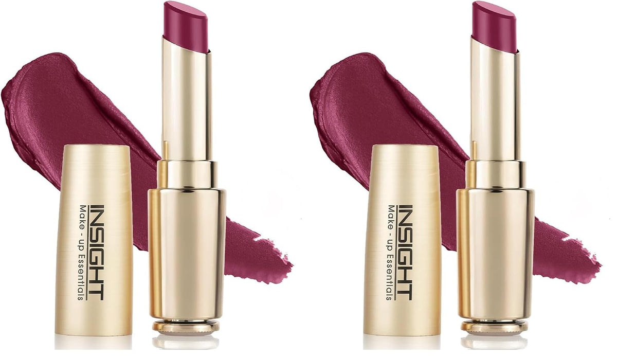 INSIGHT Air Whip Lipstick - Cashmere Boss| Blurred Matte Finish | Air Whipped Mousse Texture | Ultra Lightweight, Buildable Pigment | Hydrating Long Wear Comfort - 3.75g (Pack of 2)