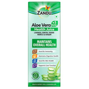 Zandu Aloe Vera + 5 Herbs Health Juice | Ayurvedic Immunity Booster | Good for Digestive Health, Skin Health & Liver Function | No Added Sugar (1000ml)