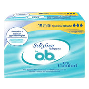 Stayfree Tampons by OB| Normal flow|10 piece| Dynamic Fit Technology| Rashfree| No skin irritation| Upto 100% leakage protection| Silk touch technology| Stain free