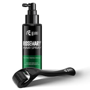 Beardo Rosemary Hair Spray & Derma Roller For Hair Growth |Redensyl & Rice Water | Activates Natural Hair Growth, Reduces Hair Fall & Breakage | Strengthens Roots | Non-Sticky Daily Hair Tonic for Men