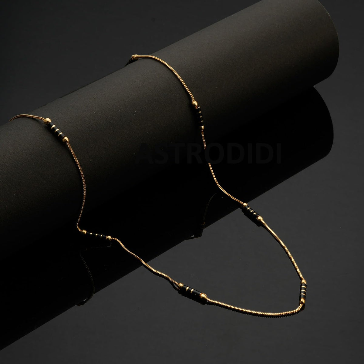 ASTRODIDI Gold Plated Chain | 24 Inch Stylish Light Weighted Golden Brass Neck Chain For Girls Women Men Boys (MHC-05)