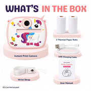 Toy Imagine Instant Print Camera for Kids with Thermal Printer & Dual Lens