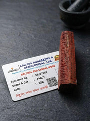 RUDRADIVINE Lal Chandan Ki Lakdi (Red Sandalwood Stick) – Pure Dry Rakta Chandan Wood for Pooja, Havan & Tilak – Natural Sacred Wood for Spiritual Rituals & Ayurvedic Use (25–40g)