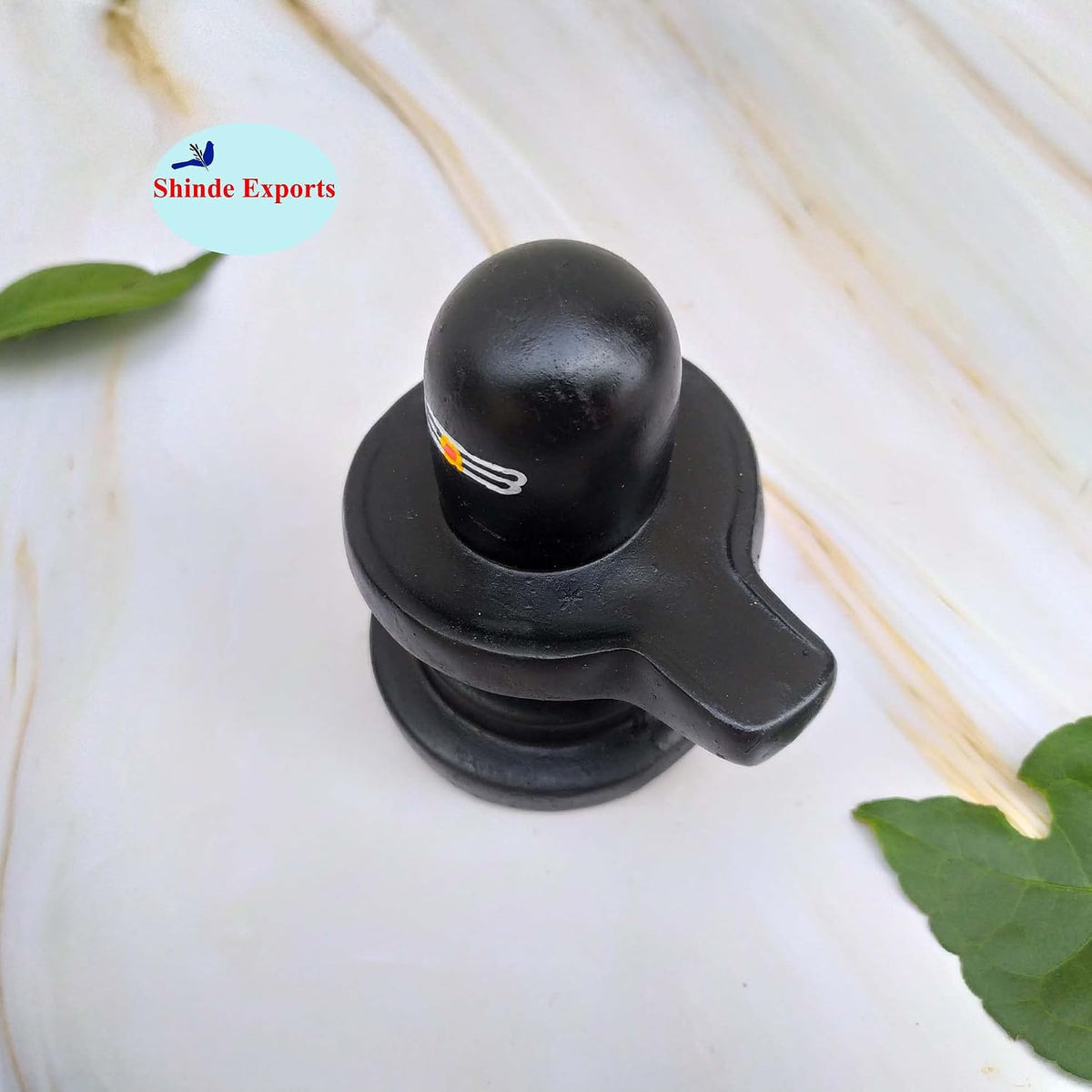 SHINDE EXPORTS shivalingam | Shiva Linga Idol for car Dashboard 10cm