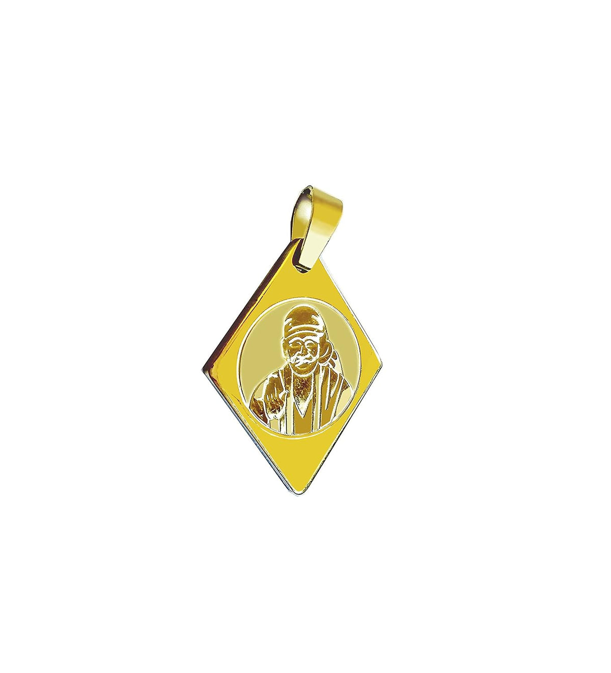 SHINDE EXPORTS Shirdi Saibaba stainless steel pendant locket