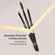 INSIGHT Flat Eyeliner & Mascara Brush IE 045 | Flat tip liner brush, precise eye applicator - 1N