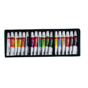 Camel Student Water Color Tube - 5ml Tubes, 18 Shades Oil Pastel with Reusable Plastic Box - 25 Shades