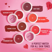 INSIGHT Blusher | Blendable Formula | Natural Dewy Finish | Creamy Matte Texture | Multiuse | Highly Pigmented |Infused With Vitamin E| Watermelon Popsicle-3.5g (Pack of 2)