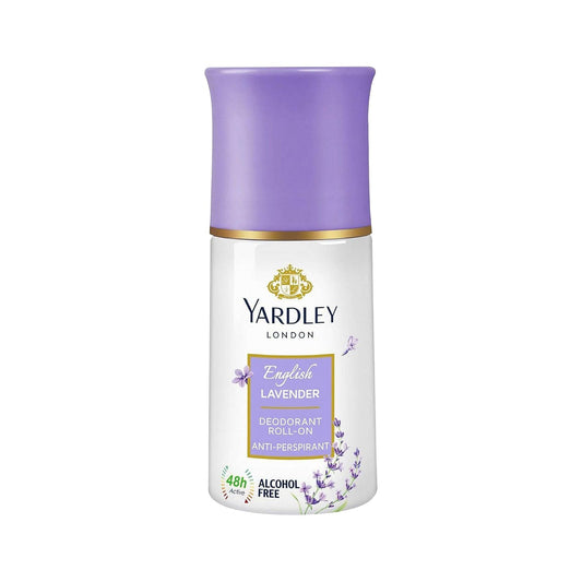 Yardley London English Lavender Anti Perspirant Deodorant Roll On for Women, 50ml