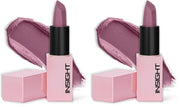 INSIGHT Prime Matte Lipstick - 3.8g |Satin Matte Finish |All day Comfort Wear | Infused with Hyaluronic Acid & Rosehip Oil |(IRISH COFFEE) (Pack of 2)