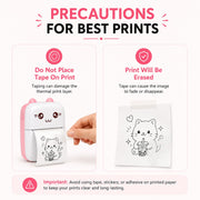 Toy Imagine Mini Portable Thermal Printer, Pink