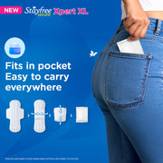 Stayfree Secure Xpert XL Sanitary Pads 6s | Longer & Wider Pads for Heavy Flow