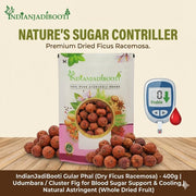 IndianJadiBooti Gular Phal (Rich in antioxidants & Nutrients) | Ficus racemosa | Cluster Fig | Udumbara, 250 Grams | Pack Of 2