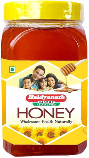 Baidyanath Asli Ayurved Honey 1Kg | Natural Immunity Booster, Pure & Wholesome - Weight Loss Support, Radiant Skin, Cough & Cold Defense | No Added Sugar