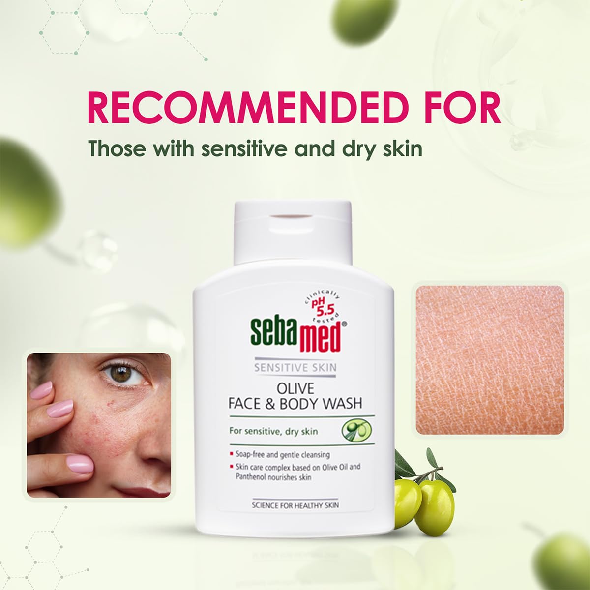 Sebamed Olive Face & Body Wash | 200 ml