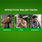Zandu Balm - 10 ml, For instant pain relief from cold, headache & body