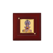 DIVINITI Khatu Shyam Ji 24K Gold Plated MDF Photo Frame|Premium Religious Table Top Frame for Home, Office & Prayer Room|Luxury Spiritual Gift Item for Housewarming, Festive Gifting|10 x 10 CM