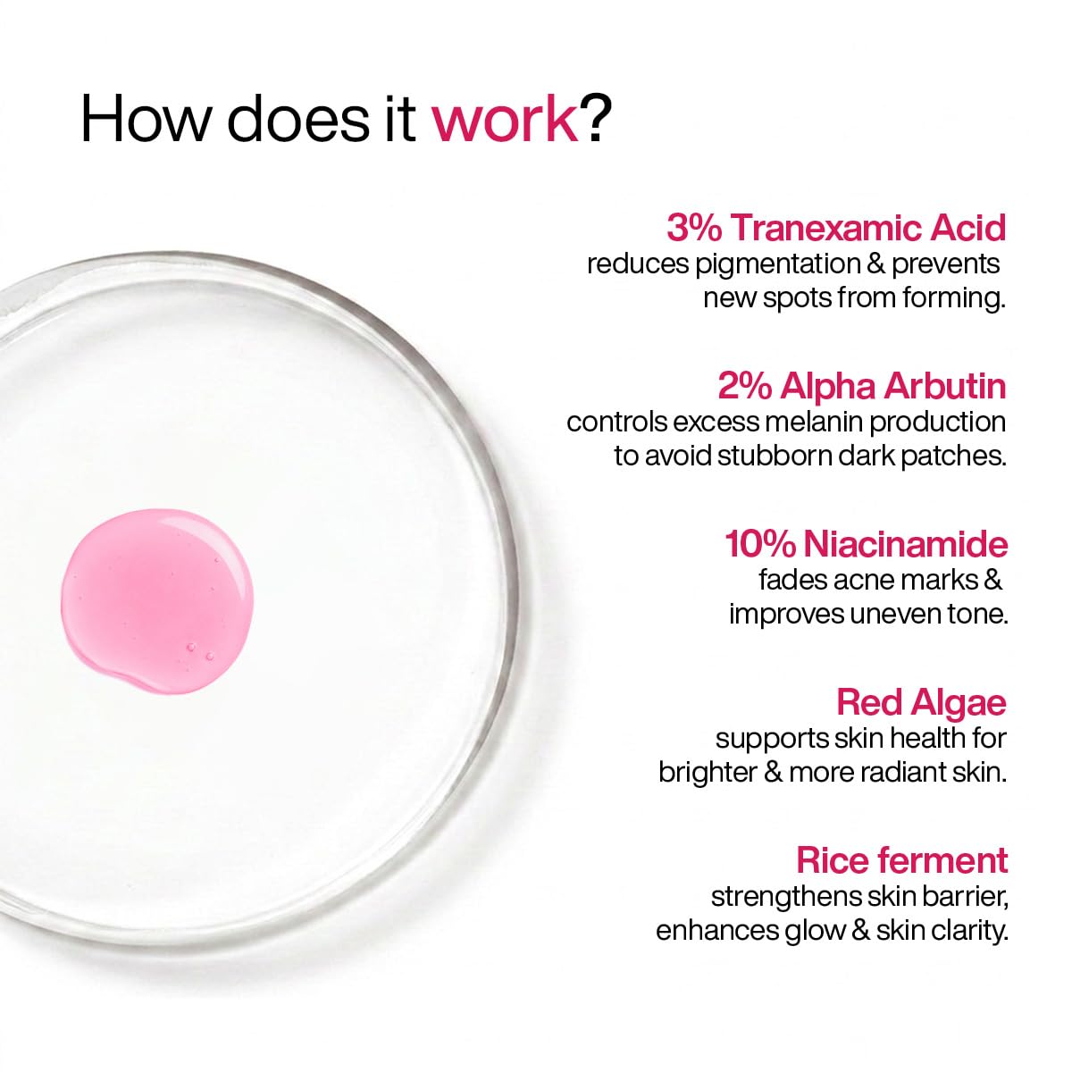WishCare Advanced Dark Spot Correcting Serum - TXA Shot | 10% Niacinamide Face Serum For Pigmentation and Dark Spot | With 2% Alpha Arbutin & TXA for Glowing Skin | 10ml