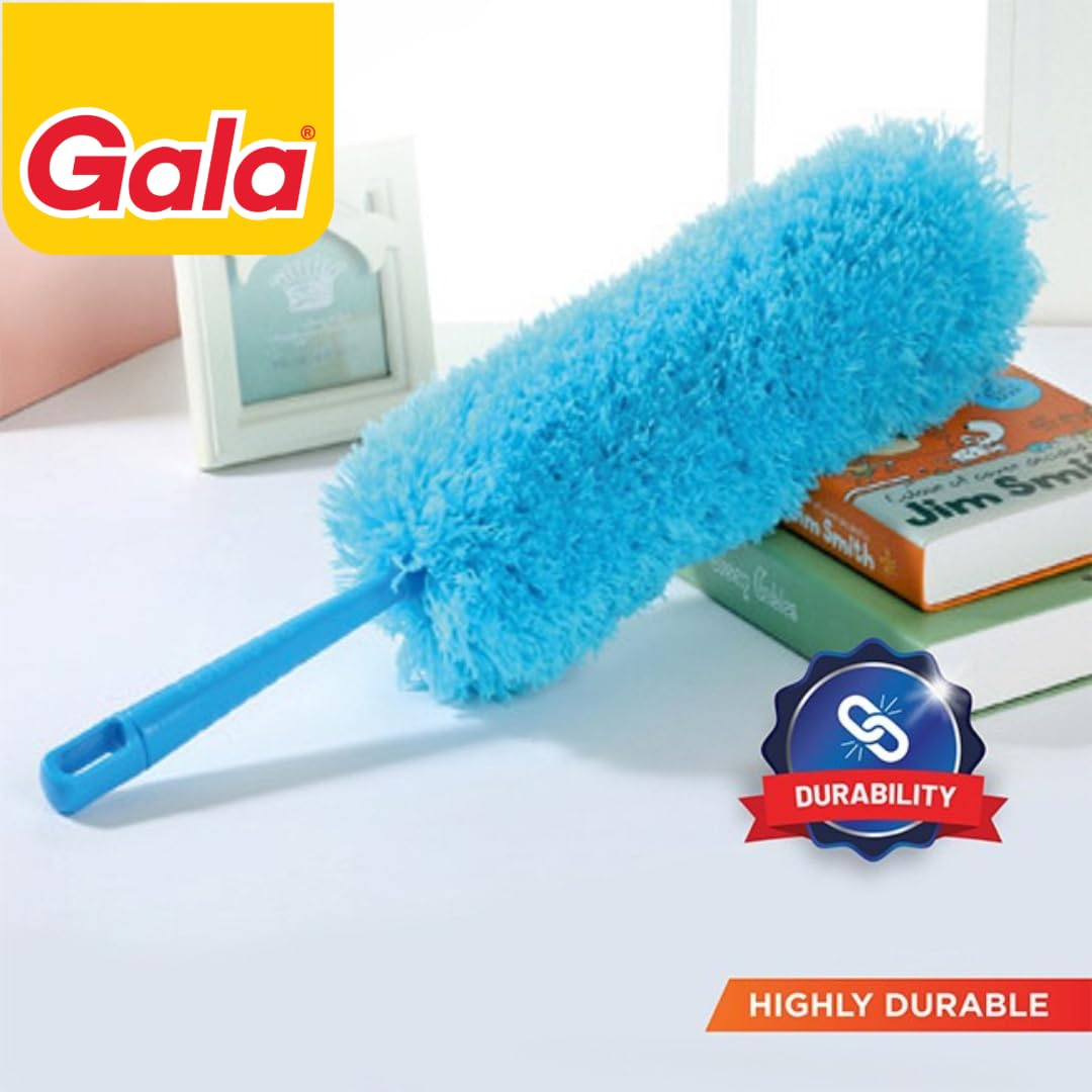 Gala Microfiber Duster, Multipurpose Duster for Home and Car Use, Dust Cleaner for Home Cleaning, Car dust cleaner (Blue)
