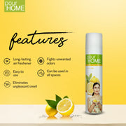 POUR HOME Lime Life Room Air Freshener Spray - 220ML | Long-Lasting Fragrance - Reduces Odours - Suitable for Home & Office