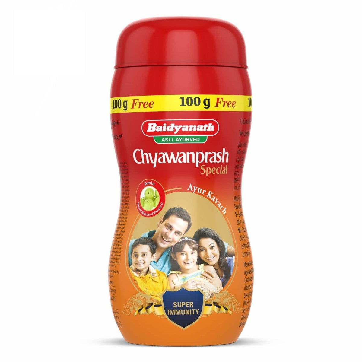 Baidyanath Asli Ayurved Chyawanprash Special, 950g + 100g Free |Natural Immunity Booster for Adults & Kids - Enriched with 47 Vital Ayurvedic Ingredients