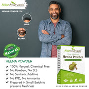 Attar Ayurveda Natural Henna powder for hair (800 gm)