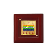 DIVINITI Namokar Mantra 24K Gold Plated MDF Photo Frame | Premium Jain Table Top Frame for Home, Office & Prayer Room | Luxury Spiritual Gift Item for Housewarming, Festive Gifting | 10 x 10 CM