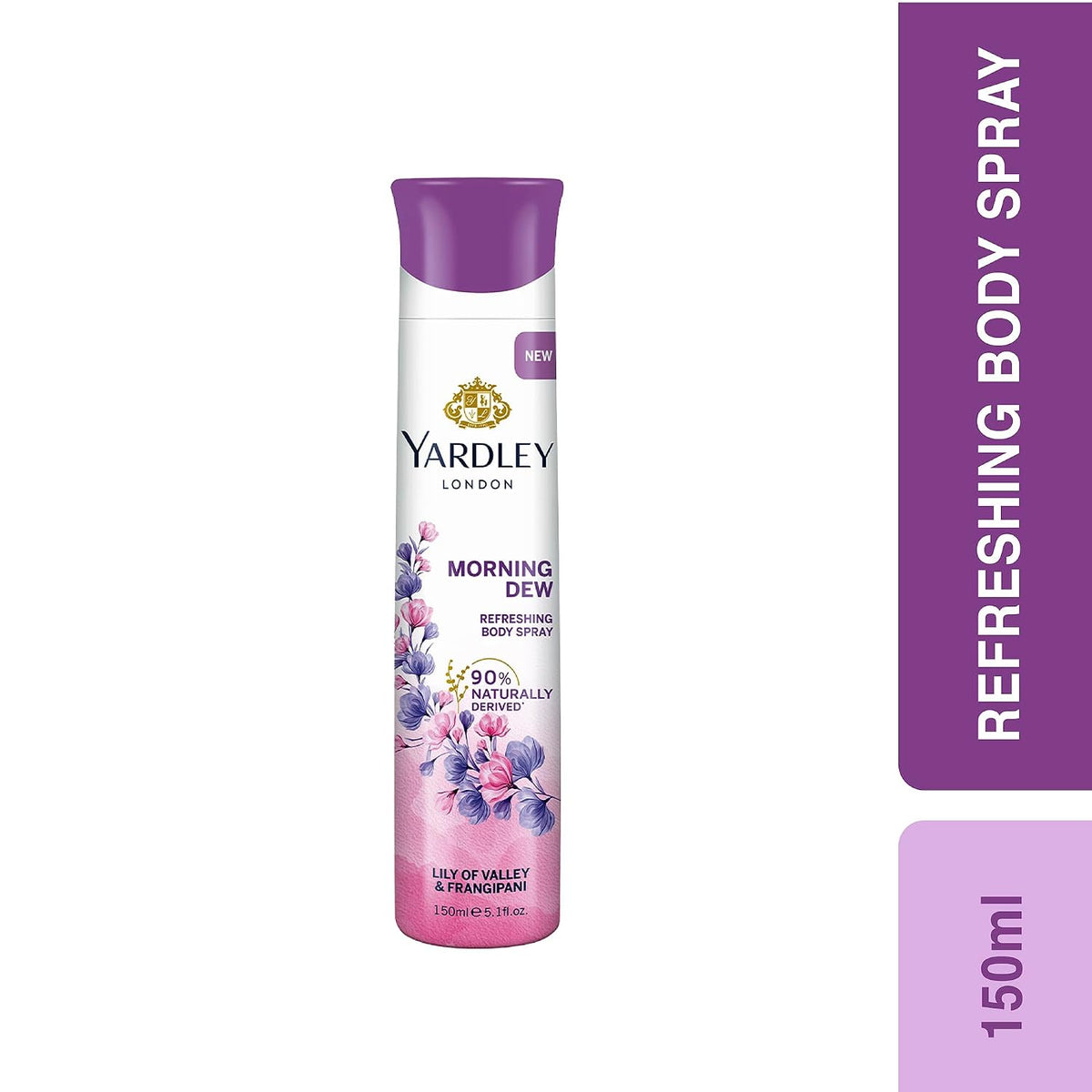 Yardley London Morning Dew Refreshing Deodorant Body Spray for Women, 150 ml