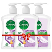 Dettol Sensitive Liquid Hand Wash Pump - 200 ml (Pack of 3)