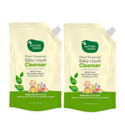 Mother Sparsh Natural Baby Liquid Cleanser 1000ml (Powered by Plants) Cleanser for Baby Bottles, Nipples, Accessories and Toys, Refill Pack