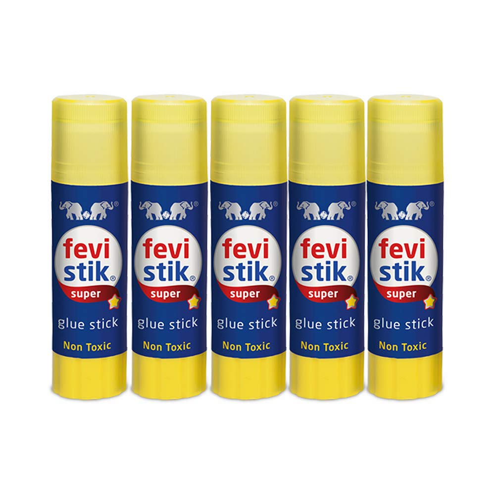 Pidilite Fevistik Super Glue Stick Non-Toxic Transparent Adhesive 15GM - Pack of